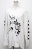 画像1: NieR Clothing / プリントトレーナー  白 S-24-12-15-064-PU-TO-HR-ZS (1)