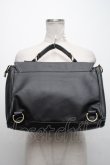 画像2: NieR Clothing / 3WAY PU LEATHER BACKPACK  黒ｘ紫 S-24-12-17-011-PU-BG-HR-ZS (2)