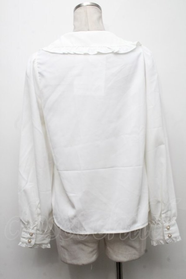 画像2: Re;sume / Moon Phases Blouse  白 S-24-12-29-021-EL-TO-AS-ZS (2)