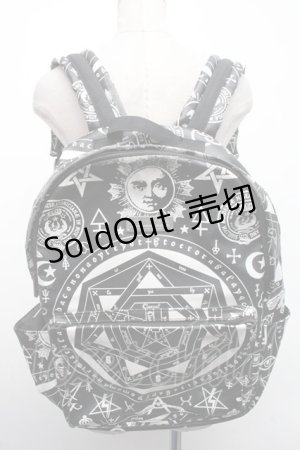 画像: KILL STAR / OCCULT BACKPACK  黒 S-25-01-09-025-SL-BG-HR-ZS