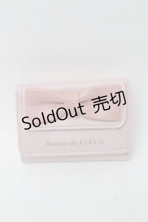 画像: Maison de FLEUR / RIBBON CARD CASE BOOK  ピンク S-25-01-17-001-LO-JA-HR-ZS