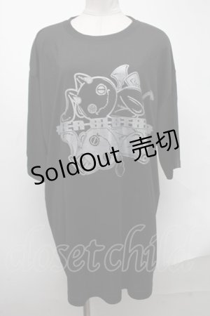 画像: NieR Clothing / プリントTシャツ  黒 S-25-01-22-046-PU-TO-AS-ZS