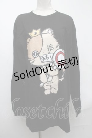 画像: NieR Clothing / ミケTシャツ  黒 S-25-01-22-047-PU-TS-AS-ZS