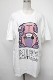 画像1: NieR Clothing / ちゃむちゃむTシャツ  白 S-25-01-23-020-PU-TO-AS-ZS (1)