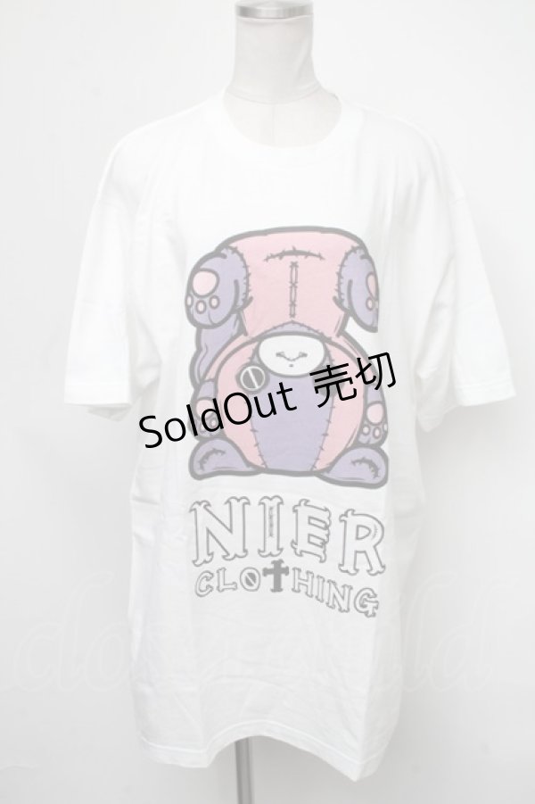 画像1: NieR Clothing / ちゃむちゃむTシャツ  白 S-25-01-23-020-PU-TO-AS-ZS (1)