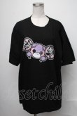 画像1: NieR Clothing / ちゃむちゃむ推しTシャツ  黒 S-25-01-23-048-PU-TO-AS-ZS (1)