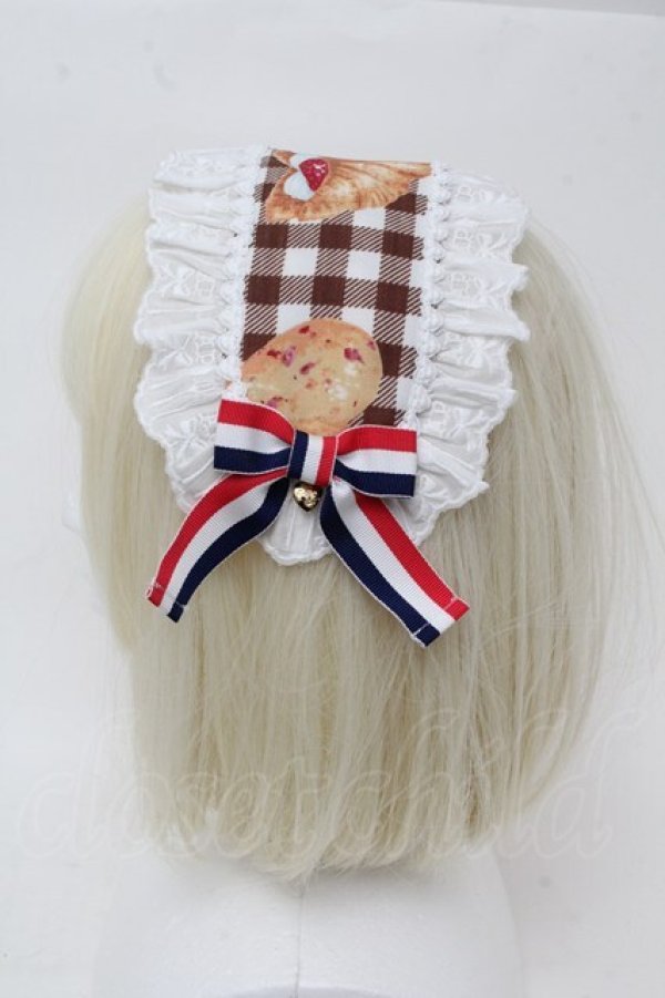 画像2: Angelic Pretty / いちごBread Bakeryヘッドドレス  ブラウン S-25-01-28-008-AP-AC-AS-ZS (2)