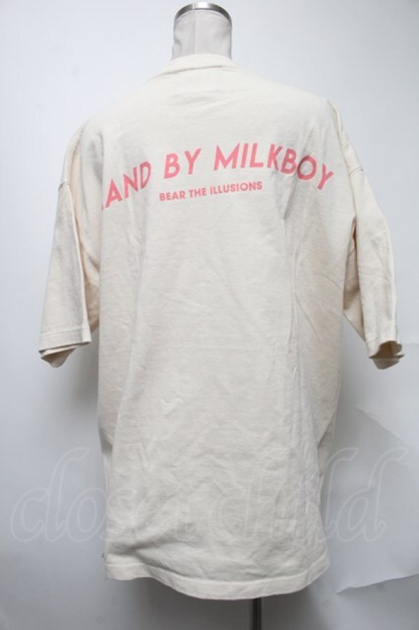 画像2: LAND by MILKBOY / LAND BEAR ワッペン TEE  オフ S-25-02-04-033-MB-TS-AS-ZS (2)