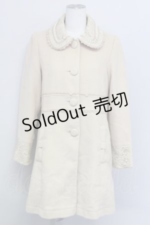 画像: axes femme / COATパール調バクフリルコート M ベージュ T-24-02-25-020-AX-CO-SZ-ZT-C017