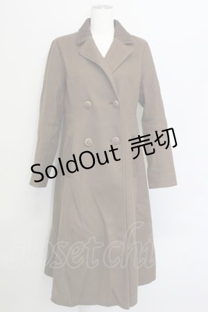 画像: axes femme / COATクラシックロングコート M 茶 T-24-02-25-006-AX-CO-SZ-ZI