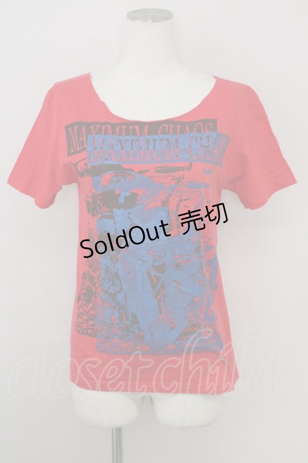 画像1: SEXY DYNAMITE LONDON (CHOICE) / Tシャツ  赤×青×黒 T-24-08-02-005-PU-TO-SZ-ZT (1)