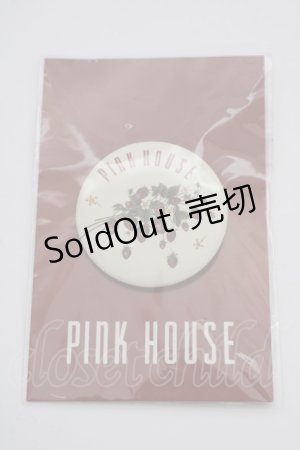 画像: PINK HOUSE / G バッジ  白 T-24-11-27-007-LO-ZA-SA-ZT