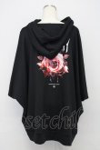 画像2: KRY CLOTHING / 「DEMONROSE」ムササビパーカ  暖かい薔薇 T-25-01-19-019-EL-TO-HD-ZI (2)