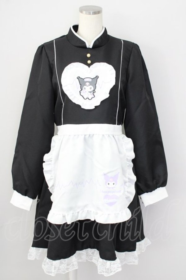 画像1: LOLITAその他(お買取対象外) / サンリオナース風ワンピース M 黒 T-25-01-19-025-LO-SK-HD-ZI (1)