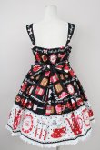 画像2: Angelic Pretty / French Cafe胸リボンジャンパースカートSet  黒 T-25-01-20-024-AP-OP-SA-ZI (2)