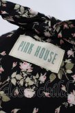 画像3: PINK HOUSE / 薔薇ptキルティング巾着バッグ  ブラック T-25-02-06-044-LO-BG-SA-ZT (3)