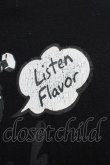 画像3: LISTEN FLAVOR / Cherish Tシャツ  ブラック T-25-02-09-025-PU-TS-SA-ZT (3)