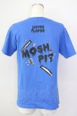 画像2: LISTEN FLAVOR / MOSHPIT Tシャツ  ブルー T-25-02-09-013-PU-TS-SA-ZT (2)