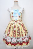 画像1: Angelic Pretty / Ribbon Berry Bunnyジャンパースカート  イエロー Y-24-02-07-029-AP-OP-SZ-ZY (1)