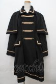 画像1: axes femme kawaii / COAT ケープ付きナポレオンコート  黒 Y-24-02-22-168-AX-CO-AS-ZI (1)