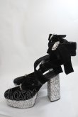 画像2: Swankiss / EV laceup velour heels L 黒 Y-24-05-10-031-CA-SH-SZ-ZY (2)