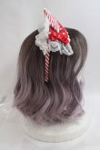 画像8: Angelic Pretty /Stripe Girly Cafe Set  赤 Y-24-05-13-096-AP-OP-AS-ZY (8)