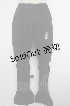 画像: KRY CLOTHING / スウェットパンツ  黒 Y-24-05-25-101-EL-PA-AS-ZY