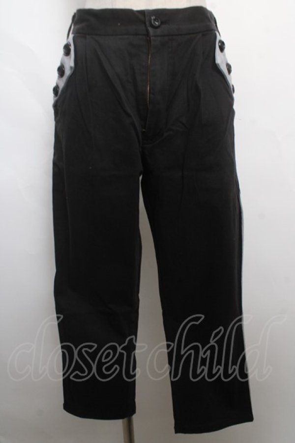 画像1: MILKBOY / BELL BOY PANTS  ブラック Y-24-06-01-168-MB-PA-SZ-ZY (1)