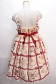 画像2: Angelic Pretty / Cream Cookie Collectionハイウエストジャンパースカートセット  ワイン Y-24-06-17-106-AP-OP-SZ-ZY (2)