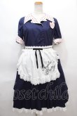 画像1: Angelic Pretty /Milkshakeサーキュラーワンピース  紺 Y-24-06-23-001-AP-OP-AS-ZY (1)