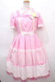 画像1: Angelic Pretty /Retro Cafeワンピース - ピンク Y-24-06-23-024-AP-OP-SZ-ZY (1)