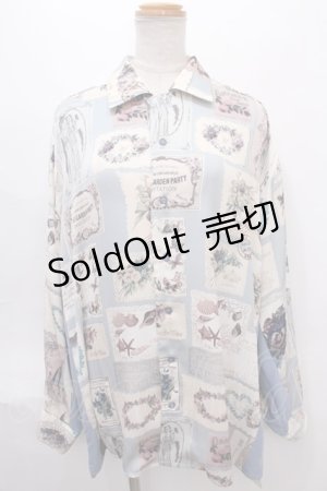 画像: MILKBOY / サロン SHIRTS  アイスブルー Y-24-07-10-047-MB-BL-SZ-ZY