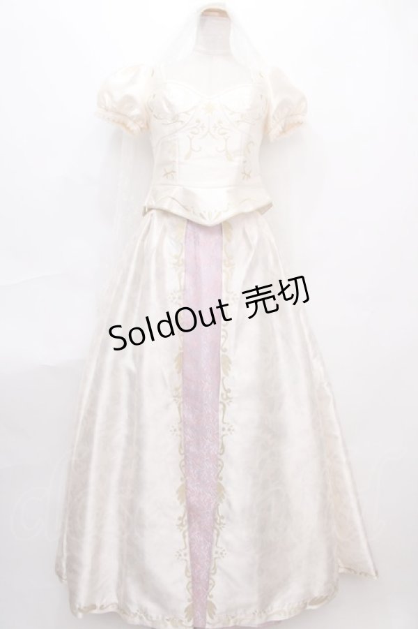 Secret Honey / Rapunzel From Tangled Wedding White Ever After 2 アイボリー  Y-24-07-15-162-CA-OP-SZ-ZY - closet child オンラインショップ