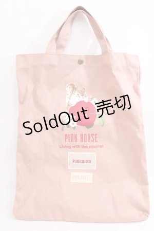 画像: PINK HOUSE / りんごとリス2WAYバッグ  ピンク Y-24-08-01-046-LO-BG-SZ-ZY