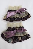 画像1: metamorphose / vintage cameoフリルカフス  パープル Y-24-08-10-038-ME-ZA-SZ-ZY (1)