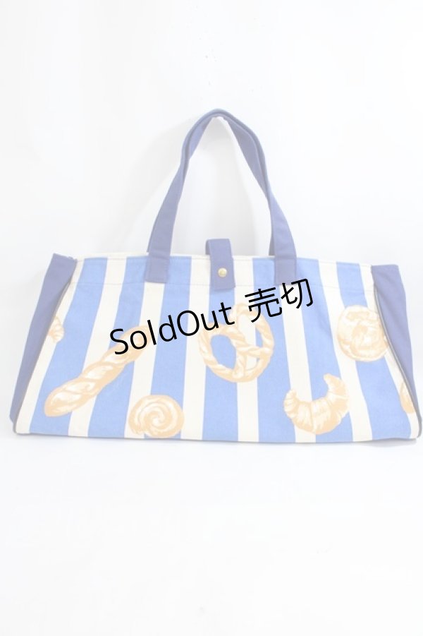 画像1: MILK / Big Bread Bag  ブルー Y-24-08-18-096-ML-BG-SZ-ZY (1)