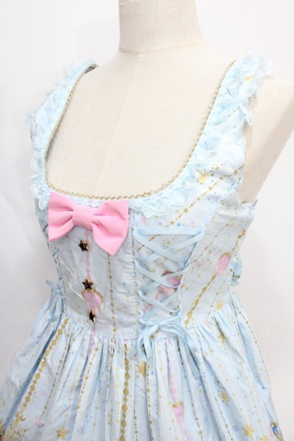 画像3: Angelic Pretty / Magic Princessラウンドジャンパースカート - サックス Y-24-08-22-045-AP-OP-SZ-ZY (3)