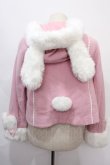 画像2: Angelic Pretty / COATHappy bunnyコート(モッサー) - ピンク Y-24-08-22-076-AP-CO-SZ-ZY (2)