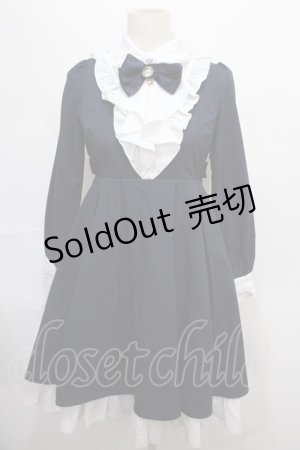 画像: Amavel / Gothic dollフィッシュテールワンピース F ネイビー Y-24-08-22-087-CA-OP-SZ-ZY