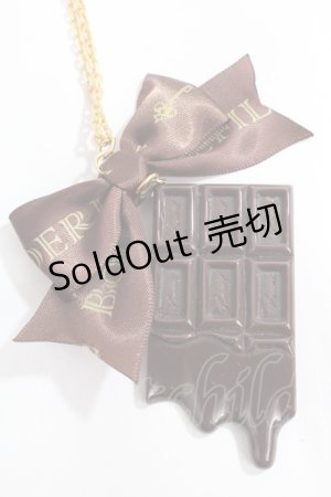 画像: Amavel / Melt Chocolateネックレス  ブラウン Y-24-09-12-001-CA-AC-AS-ZY