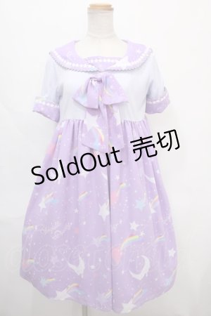 画像: Angelic Pretty / Dream Skyカットワンピース  ラベンダー Y-24-09-12-091-AP-OP-SZ-ZY