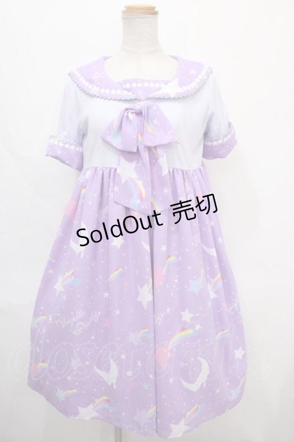 画像1: Angelic Pretty / Dream Skyカットワンピース  ラベンダー Y-24-09-12-091-AP-OP-SZ-ZY (1)