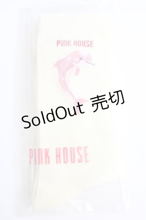 画像: PINK HOUSE / いるかモチーフソックス  アイボリー Y-24-09-25-042-LO-ZA-SZ-ZY