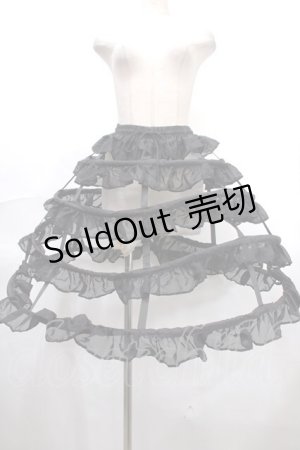 画像: DARK IN LOVE / Aramantha Crinoline スカート F 黒 Y-24-10-01-166-PU-SK-SZ-ZY