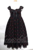 画像1: Angelic Pretty / Petit Heartジャンパースカート  ブラック Y-24-10-13-069-AP-OP-SZ-ZY (1)