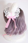 画像2: Angelic Pretty / Fancyくまちゃんヘッドドレス  シロ Y-24-10-25-096-AP-AC-SZ-ZY (2)