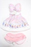 画像2: Angelic Pretty / Fairy Seasonディズニープリンセス ユニベアシティぬいぐるみ専用コスチューム  ピンク Y-24-11-06-016-AP-ZA-SZ-ZY (2)