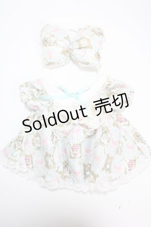 画像: Angelic Pretty / Upside Down Storyアリス ユニベアシティぬいぐるみ専用コスチューム  ミント Y-24-11-06-017-AP-ZA-SZ-ZY