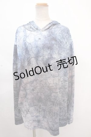 画像: NieR Clothing / 総柄プルパーカー  紺 Y-24-11-18-121-PU-TO-SZ-ZY