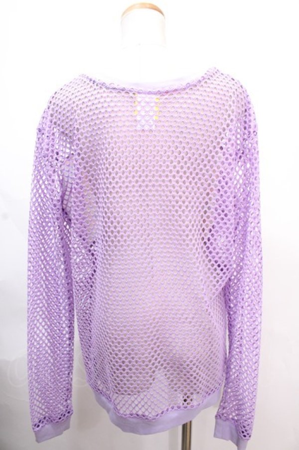 画像2: 6％DOKIDOKI / Mesh Top/Connect to the Second Summer of Love  ラベンダー Y-24-11-30-038-LO-TO-SZ-ZY (2)